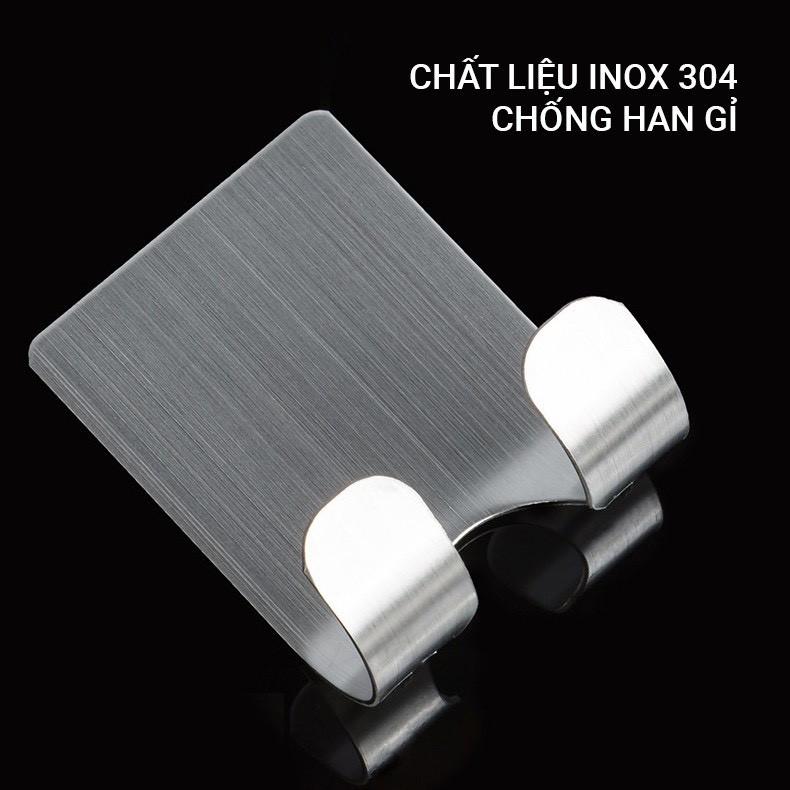 Móc Inox Gán Tường, Móc Dán Tường Treo Dao Cạo Râu Cho Phòng Tắm, Miếng Dán 3M Siêu Dính, Tiện Dụng. TakyHome 2011