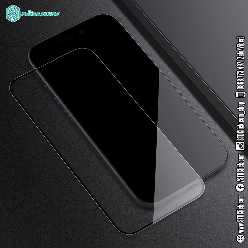 KÍNH CƯỜNG LỰC DÀNH CHO ĐIỆN THOẠI IPHONE 15 PLUS - 15 NILLKIN CP+PRO 2.5D