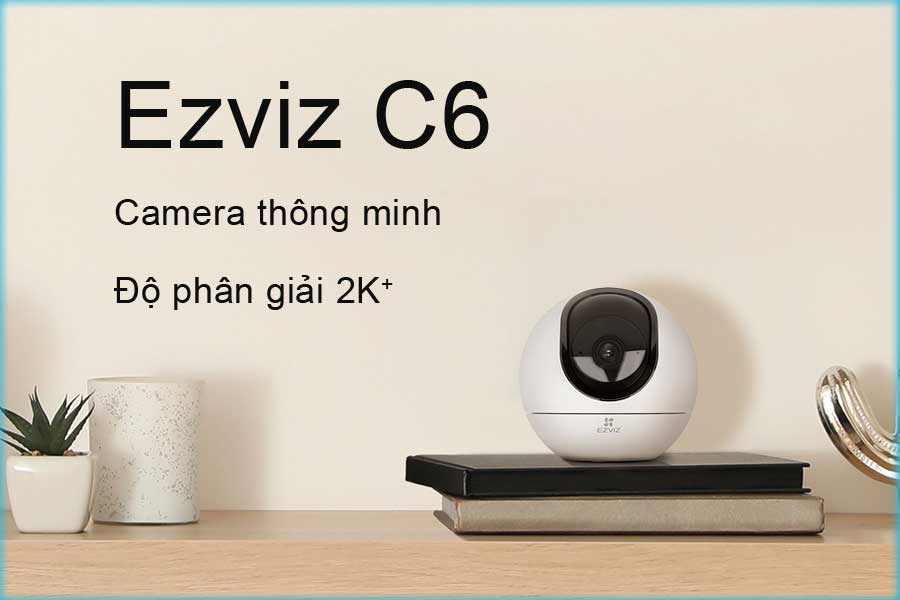 CAMERA WIFI EZVIZ C6 4MP 2K - HỖ TRỢ 5G - XOAY 360 ĐỘ - ĐÀM THOẠI 2 CHIỀU - ĐIỀU KHIỂN VÀ NHẬN DẠNG HÀNH ĐỘNG VẪY TAY