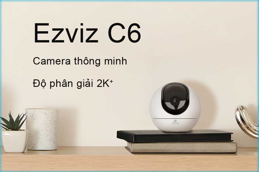 Camera IP Wifi Ezviz C6 4MP 2K+ Siêu Nét, Xoay 360 độ, đàm thoại 2 chiều - Hàng chính hãng