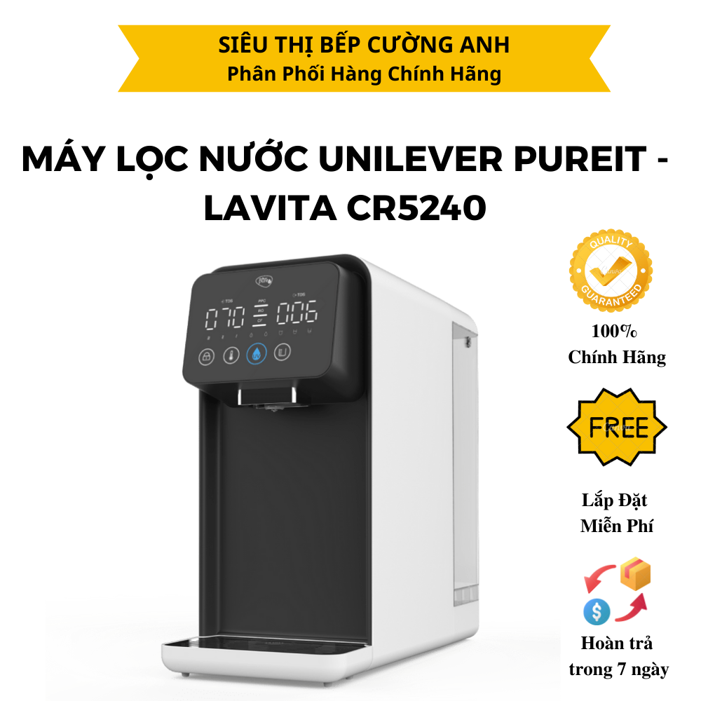 Máy lọc nước Unilever Pureit Lavita CR5240 Ro thông minh ( Hàng chính hãng)