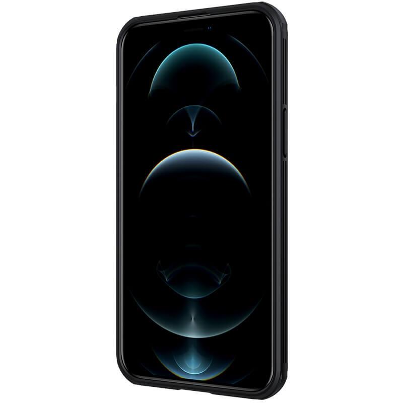 Ốp lưng PC vân sần , có lắp bảo vệ cụm camera cho Apple iPhone 13 Pro Max 6.7" - Nillkin Camshield Pro- Hàng nhập khẩu