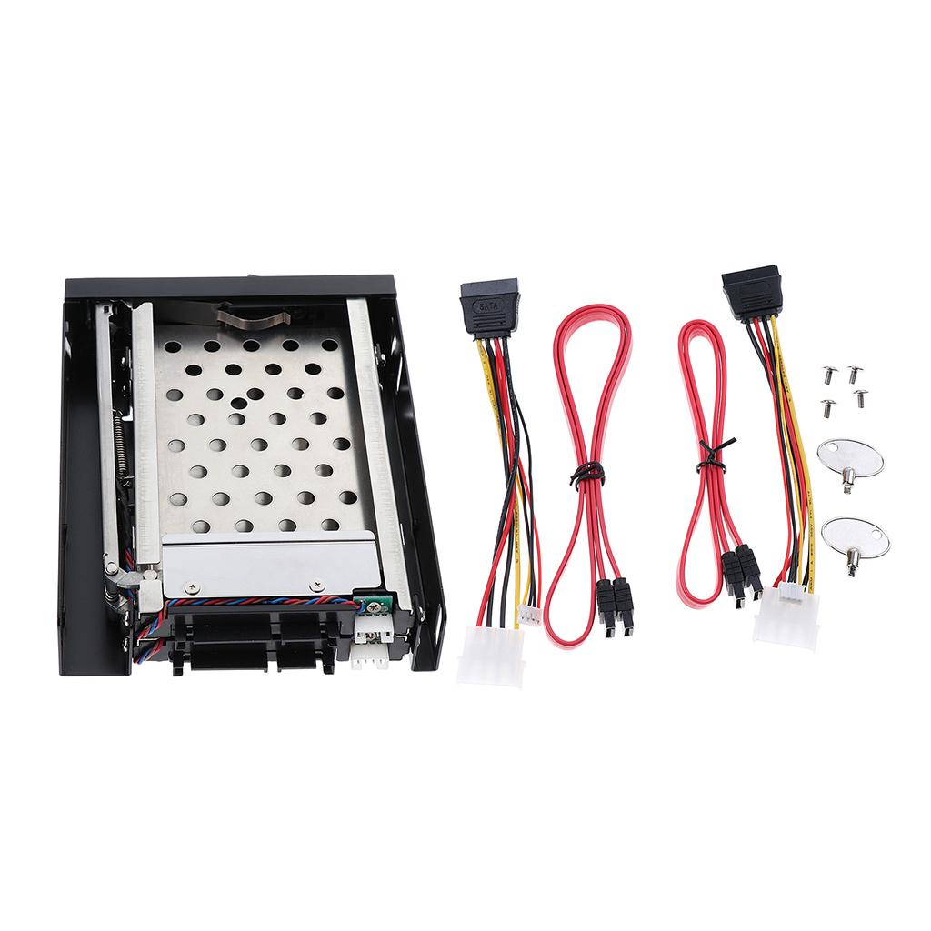Optical Drive Bay Trayless Mobile Rack Enclosure for 2.5inch SATA II Hard Drive