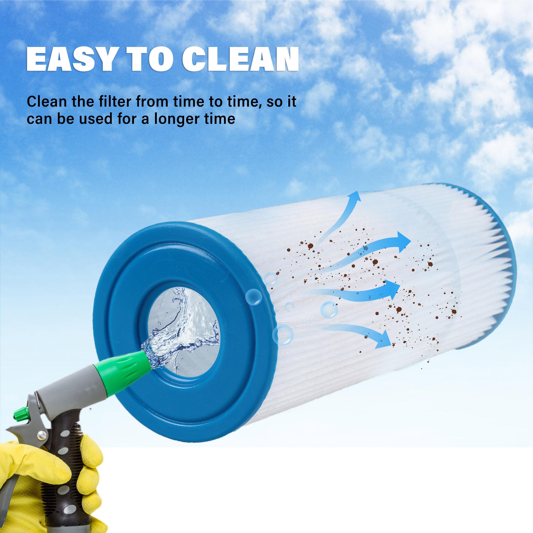 Bộ lọc bể bơi Loại A/C dễ dàng cài đặt, hiệu quả lọc cao