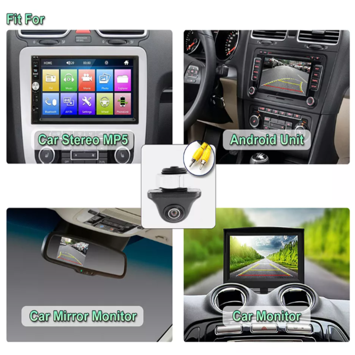 Camera lùi GreenYi GTA355 độ nét 720P, hỗ trợ đánh lái theo vô lăng