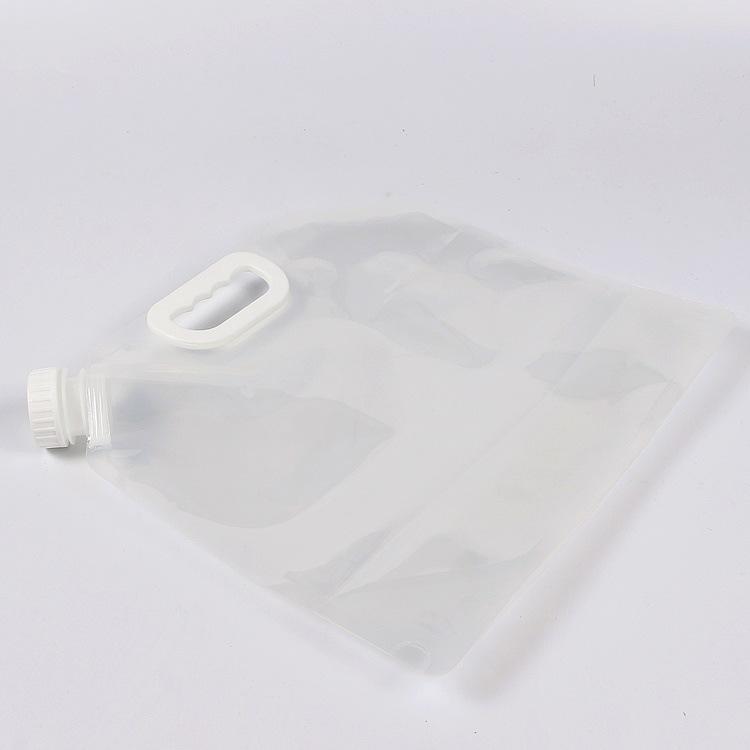 3 cái Bình đựng nước có thể gập lại Túi đựng nước bằng nhựa 10l Túi nước gấp