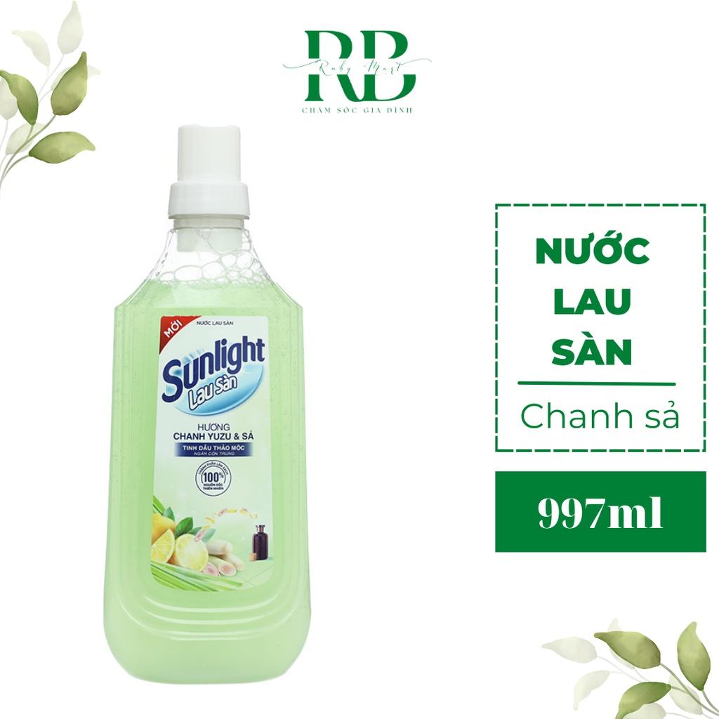 Nước Lau Sàn Sunlight Chai 997ml An Toàn Cho Trẻ Em