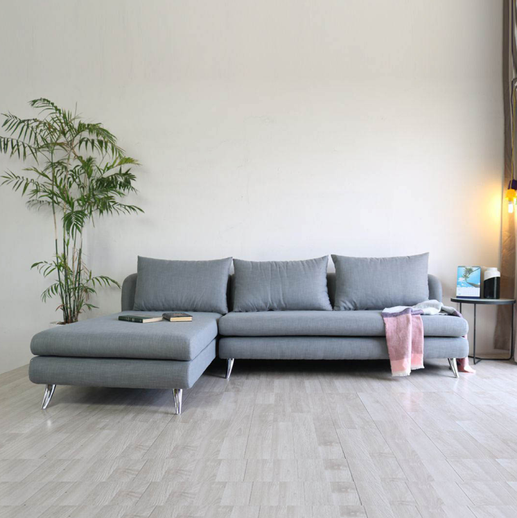 Sofa góc L hiện đại JNGSL74 Juno Sofa KT Ngang 280 x Sâu 85-170 x Cao 80 cm