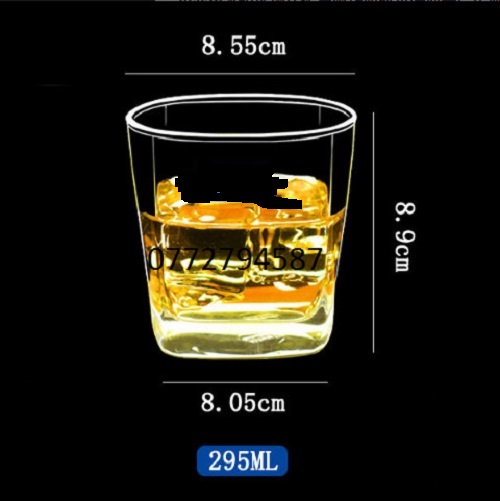 Ly Thủy Tinh Plaza Rock 195ml | B11007 ; 295ml | B11010 ; Nhập Khẩu Thái Lan