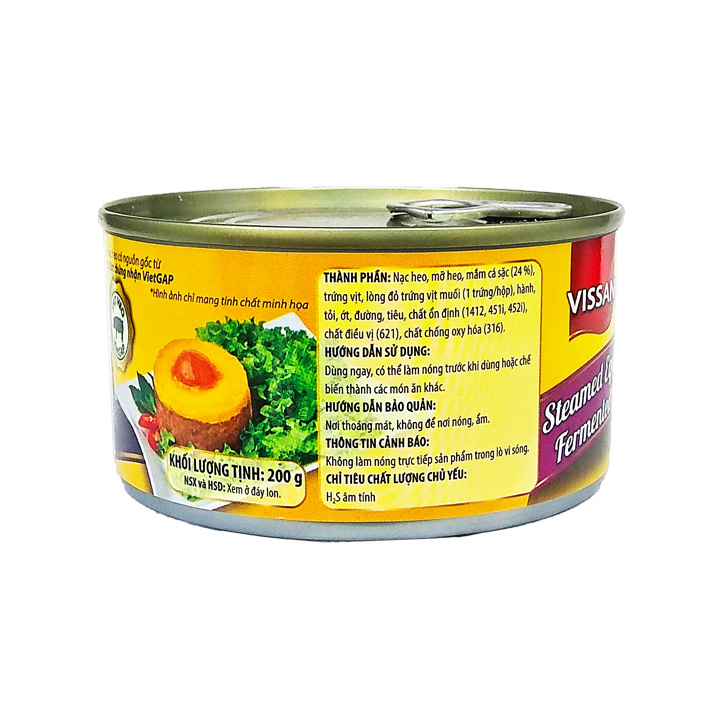 Mắm Chưng Vissan Trứng Vịt Muối 200g