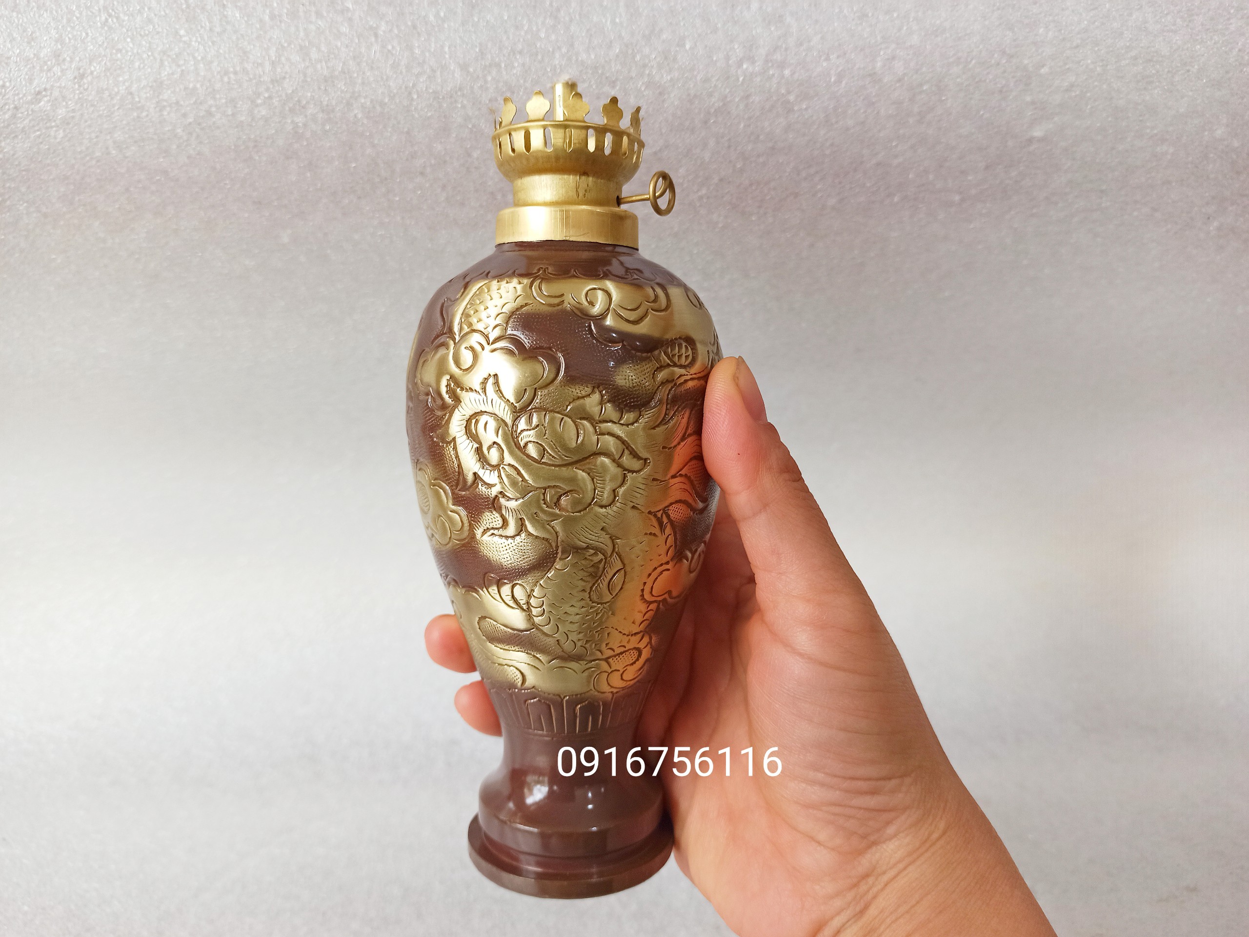 Đèn dầu bằng đồng, đèn dầu thờ cúng bằng đồng