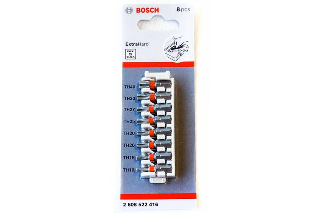 BỘ VẶN VÍT EXTRA HARD 25MM ĐẦU TORX (8 MÓN) BOSCH 2608522416 - HÀNG CHÍNH HÃNG