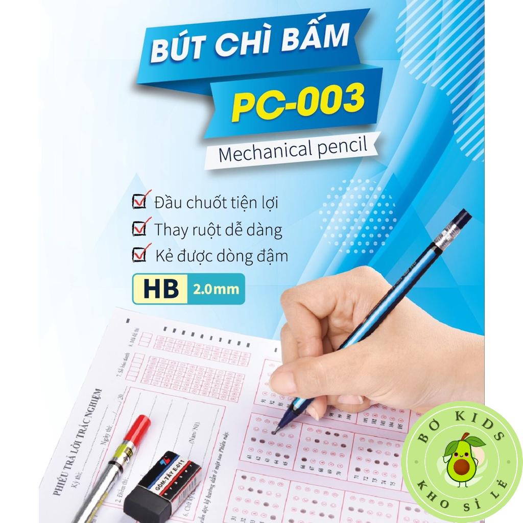 Bút chì bấm, mỹ thuật Thiên Long (2B PC-C002) (HB PC-003 ) (PC-023) ( PC-22) (PC-18) (TP-PC01) (3B GP-022) (4B GP-0230