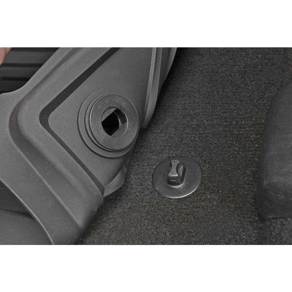 Thảm lót sàn xe ô tô TOYOTA PRADO 2009- đến nay Nhãn hiệu Macsim 3W chất liệu nhựa TPE đúc khuôn cao cấp