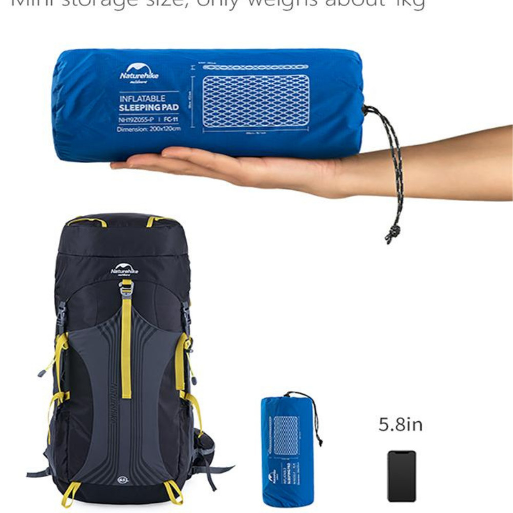 Đệm Hơi Hai Người Naturehike Siêu Nhẹ Gấp Gọn Chất Liệu TPU NH19Z055-P