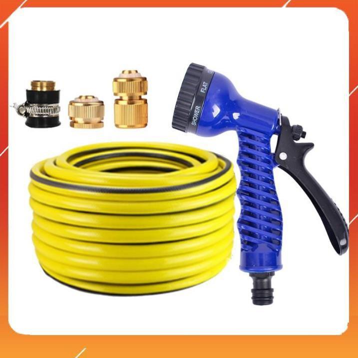 Bộ dây tăng áp 3 lần vòi xịt nước rửa xe, tưới cây loại 7-10m 206843