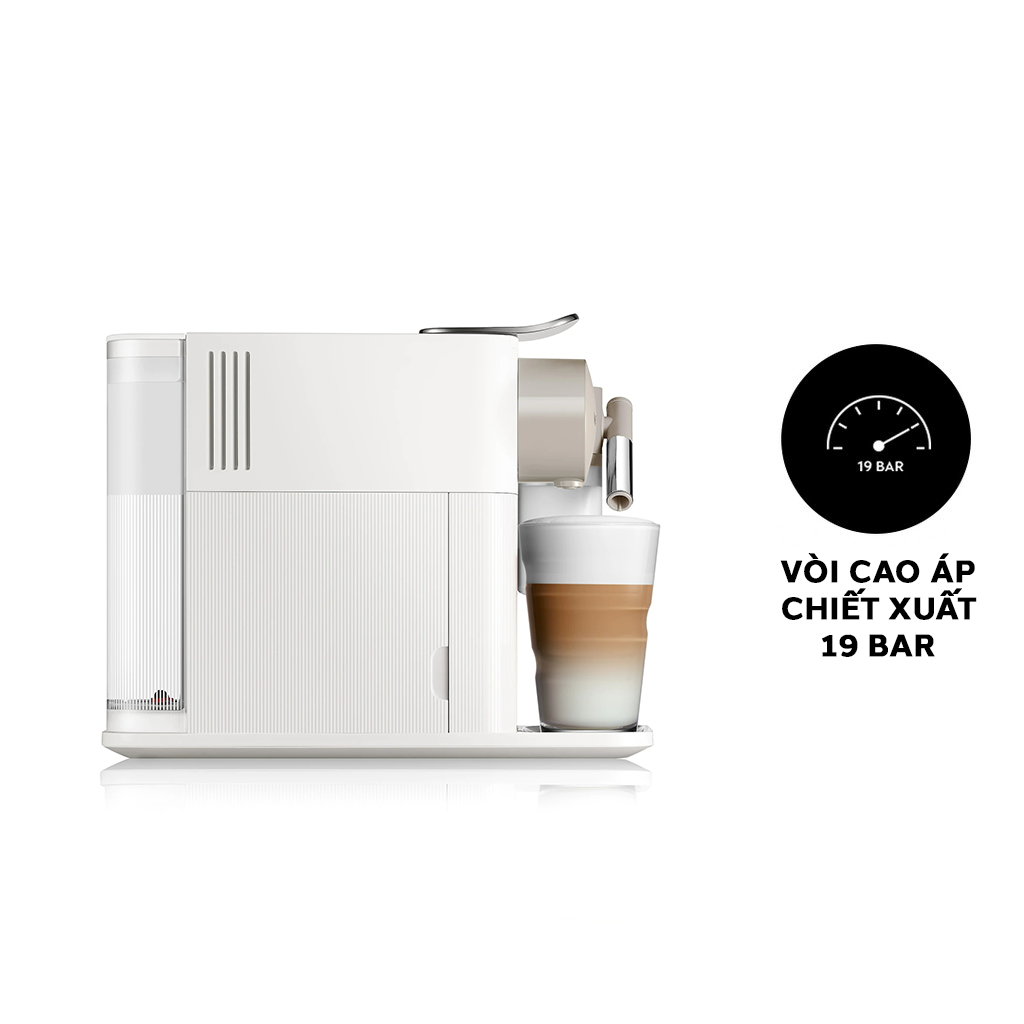 Máy pha cà phê Nespresso Lattissima One Trắng - Hàng chính hãng 