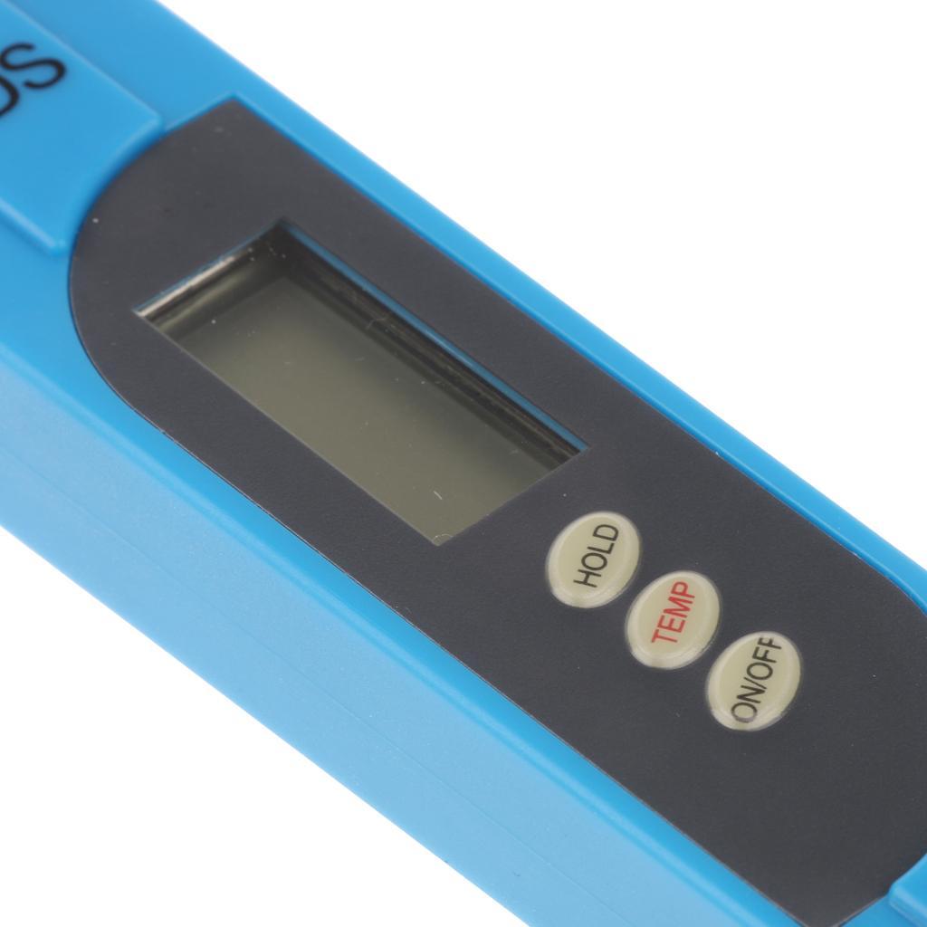 Digital TDS PPM Meter Home Drinking Tap Water Quality Purity Tester Blue High Accuracy