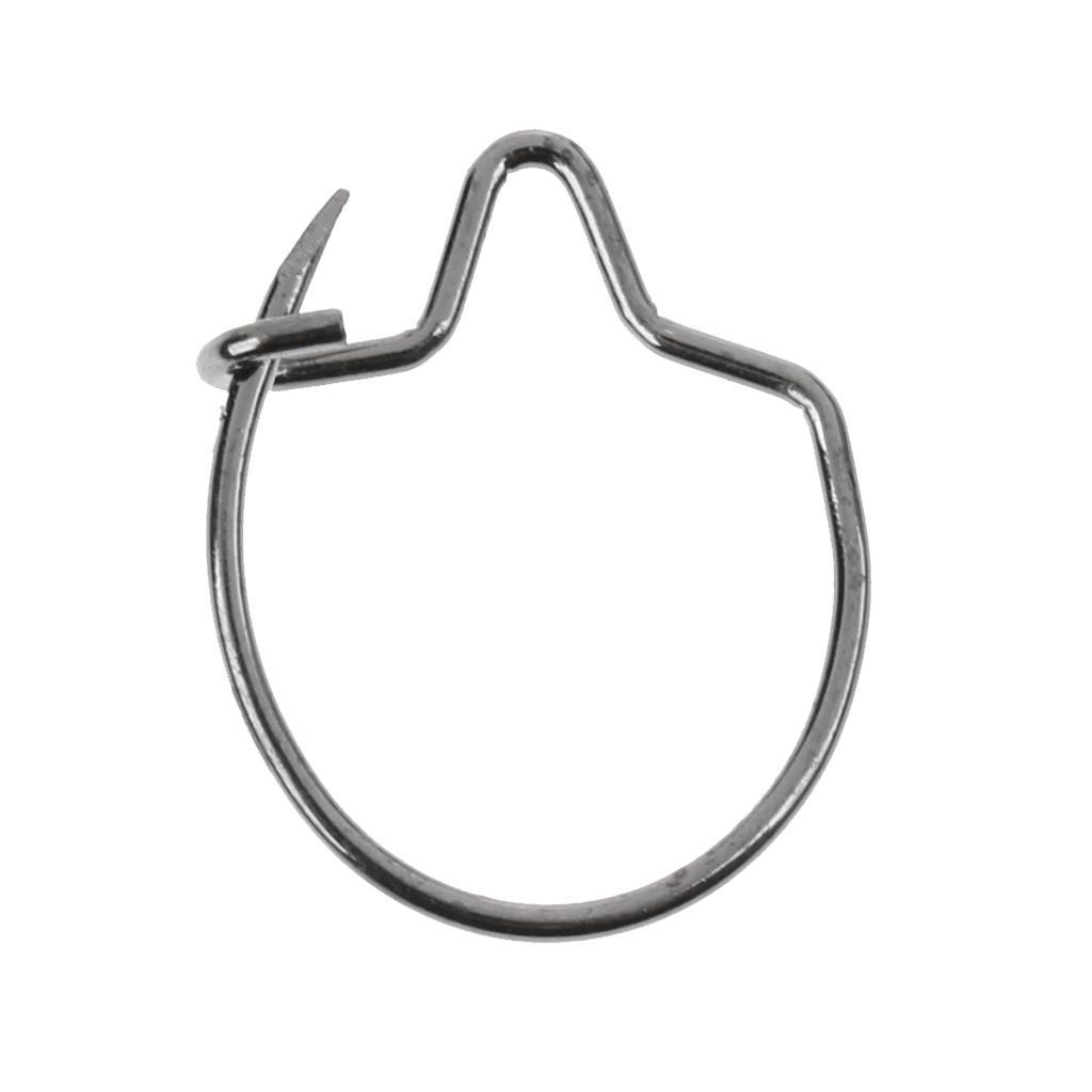 100 Pieces Maggots Clips Fishing Clips Fishing Hair Rigs Fishing Baits Hook Fishing Bait Clips