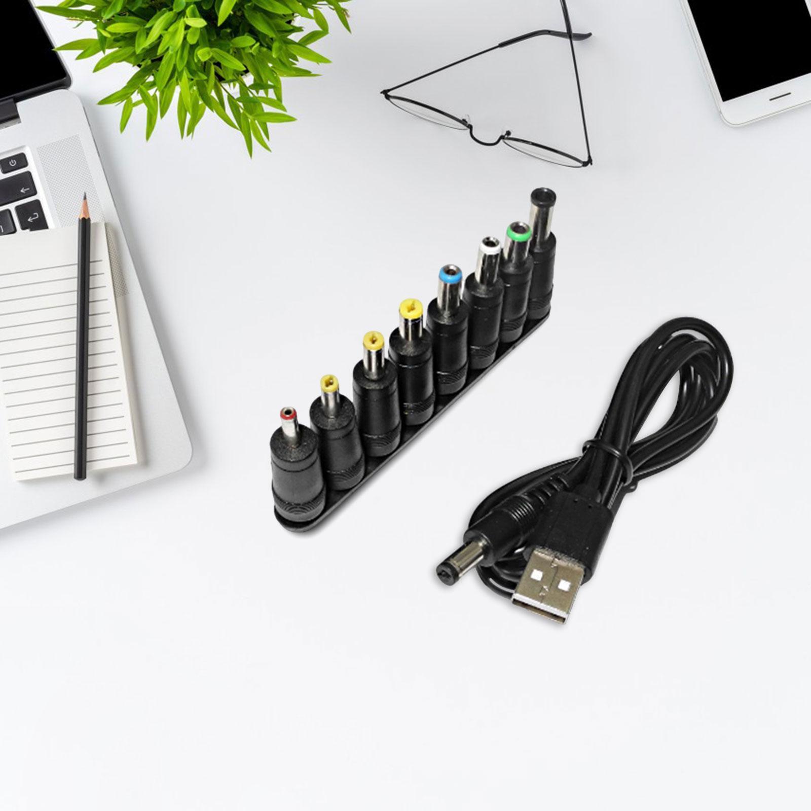 Laptop DC Power Adapter 5.5 x 2.1mm Female Bases Power Adapter Tips Connector