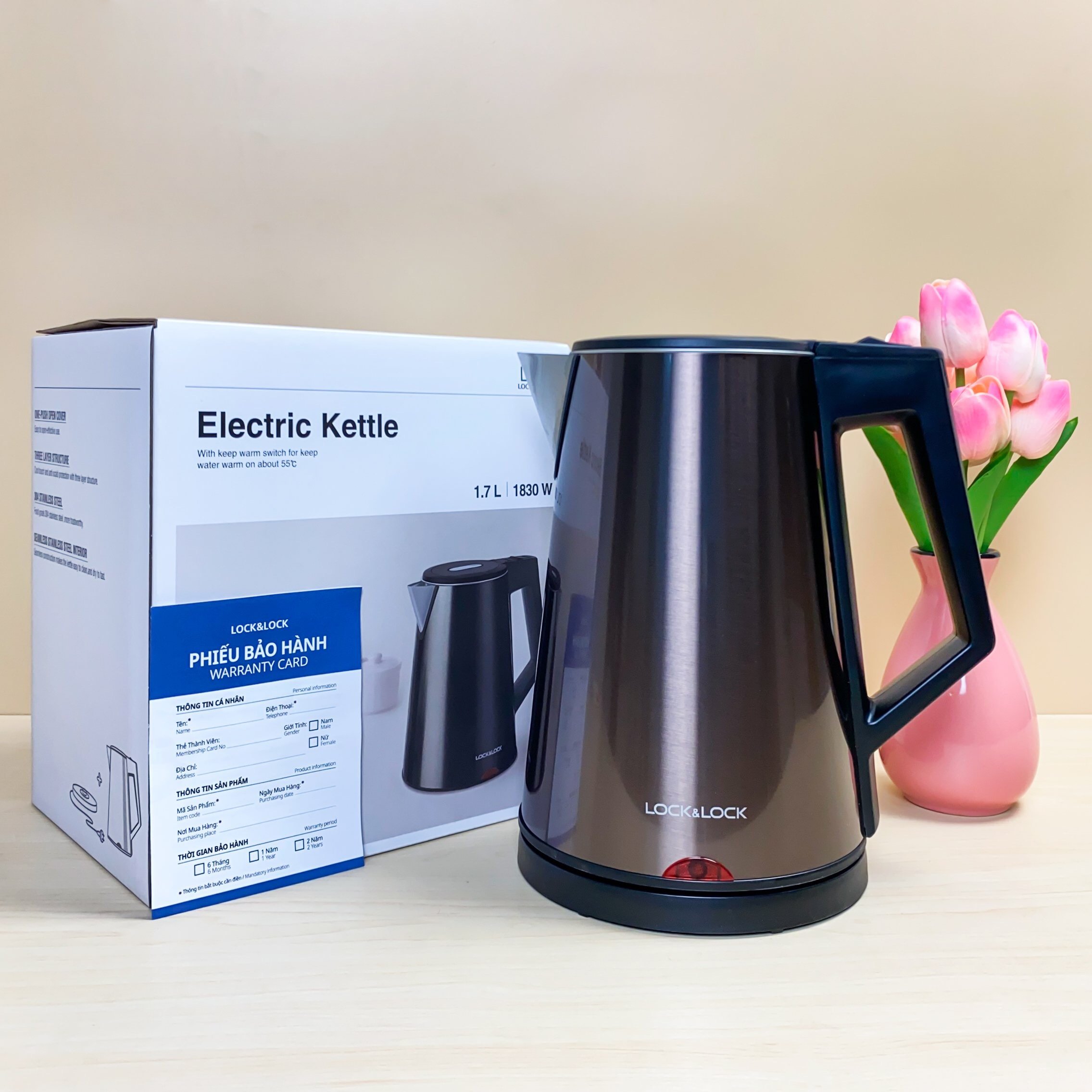Bình Đun Siêu Tốc Lock&Lock EJK631 - Hàng chính hãng