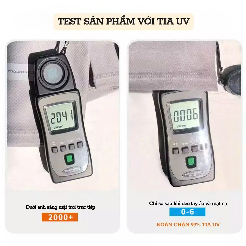 BỘ Găng Tay Bao Tay Ống Chống Nắng Cao Cấp Unisex MÀU XÁM