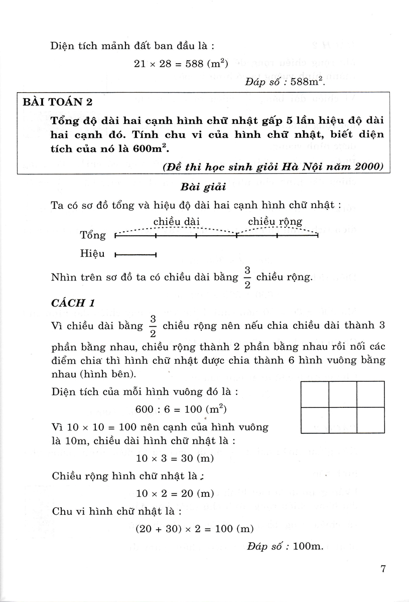 Giải Bằng Nhiều Cách Các Bài Toán Hình Học Lớp 5