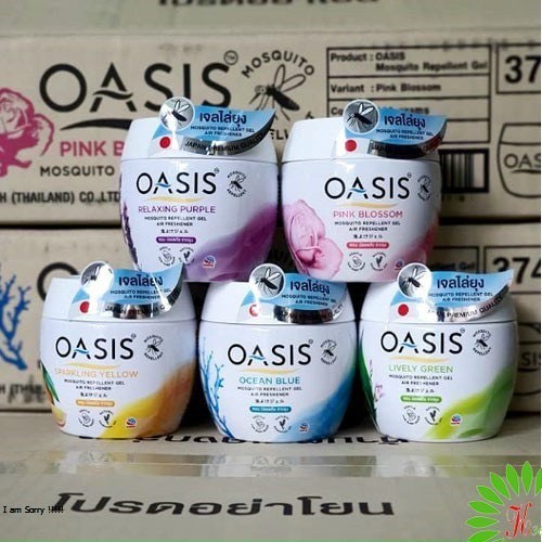 Sáp Thơm Khử Mùi và Đuổi Muỗi OASIS Mosquito Repellent - An Toàn Cho Bé & Gia Đình