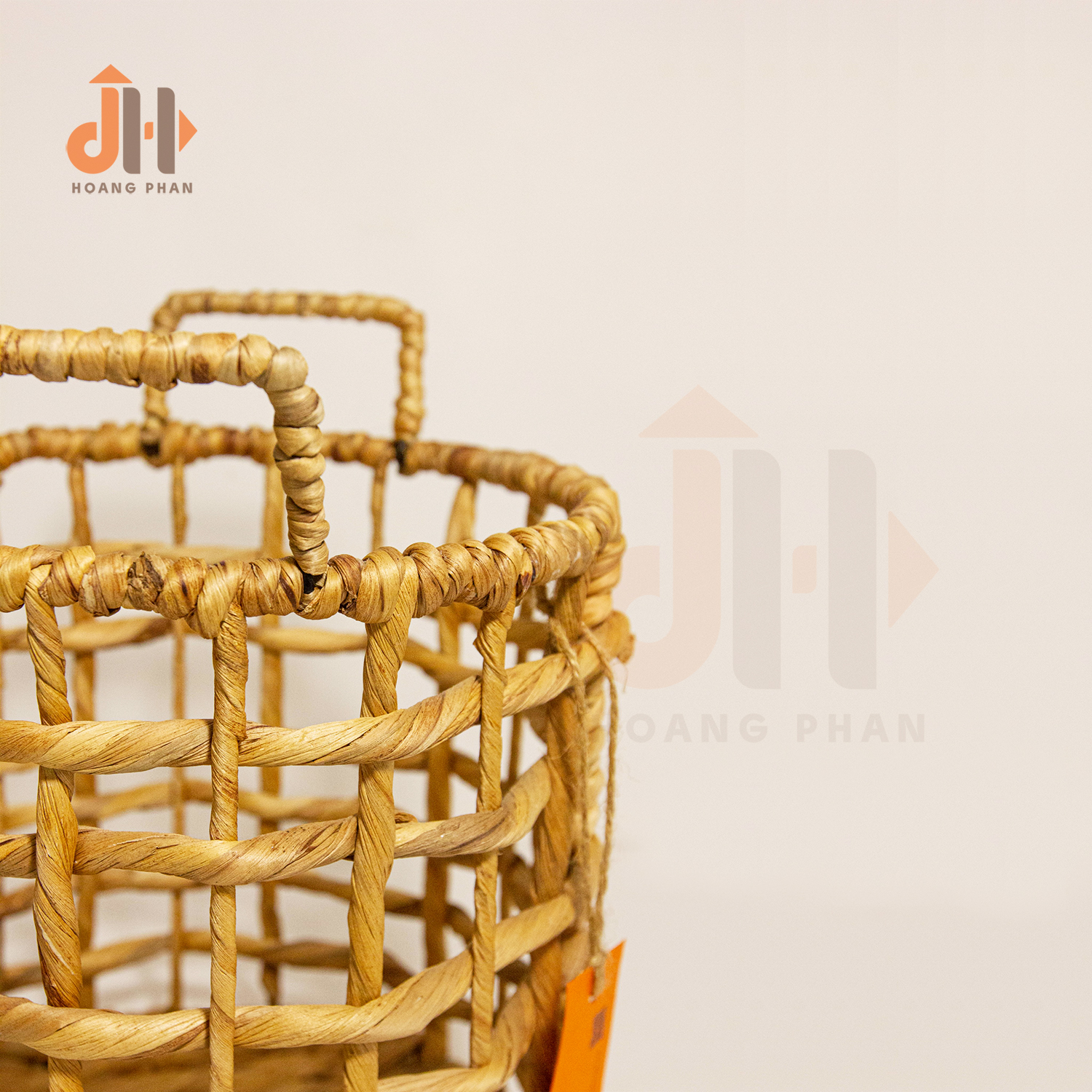Sọt Trồng Cây Lục Bình Đan Hình Trụ