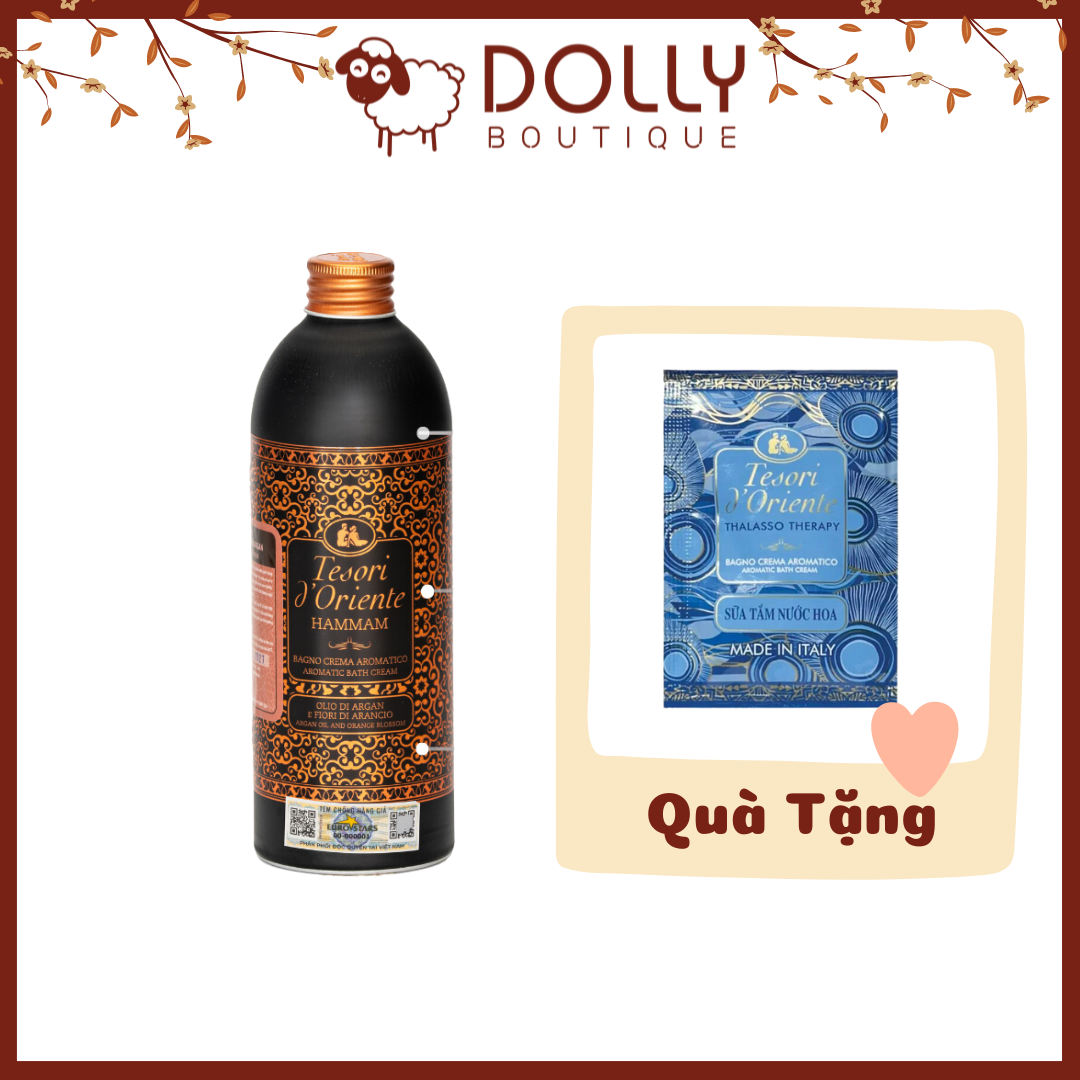 Sữa tắm Tesori d’Oriente Hamma 500ml + Tặng Gói Sữa Tắm Tảo Mini
