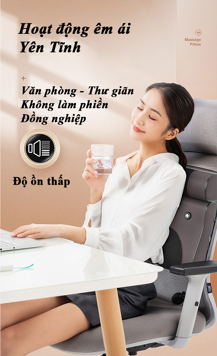 Gối massage kiêm tựa lưng massage phiên bản nâng cấp tích hợp nhiệt hồng ngoại cùng điều kiển cầm tay tiện lợi Hàng Chính Hãng