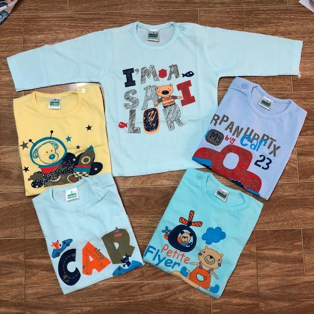 Set 3 Áo Bosbabi tay lỡ cho bé 6m-4Y