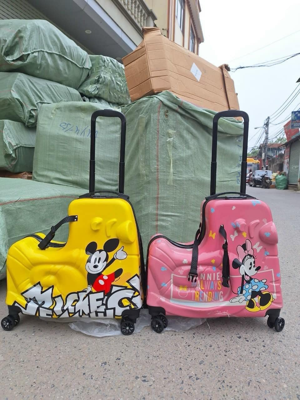 VALI KÉO CHO BÉ VỊT B.DUCK NHẬP KHẨU SIÊU HOT SIZE 20 INCH