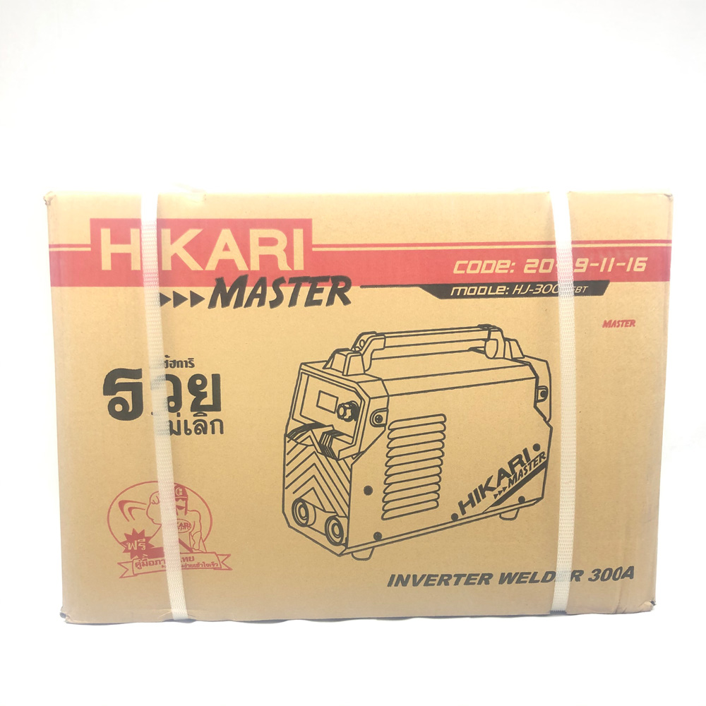 Máy Hàn Que Điện Tử Hikari Master HJ-300 IGBT - Hồ Quang Cháy Êm, Máy Hàn Cho Khả Năng Hàn Bốc, Ứng Dụng Trong Xây Dựng, Chế Tạo Công nghiệp Và Đời Sống - Hàng Chính Hãng