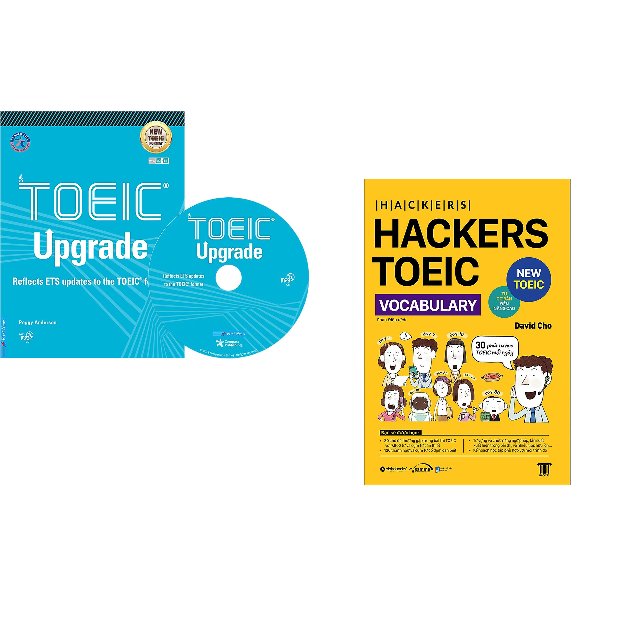 Combo 2 cuốn sách: TOEIC Upgrade + Hackers Toeic Vocabulary