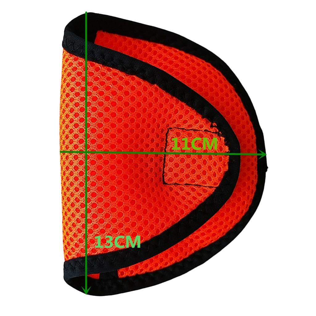 2-5pack Mallet Putter Head Cover Headcover Protector Bag Golf Accessories Orange