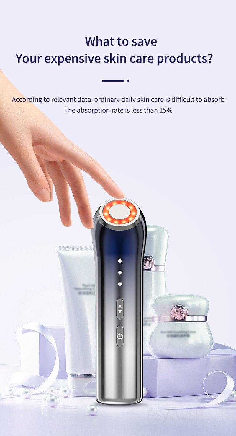 Dụng Cụ Massage Cầm Tay Nâng Cơ Mặt Làm Trẻ Hóa Da Bloom 5 Skin Tightening Tech - 15 phút mỗi ngày sẽ hiệu quả - Skylife