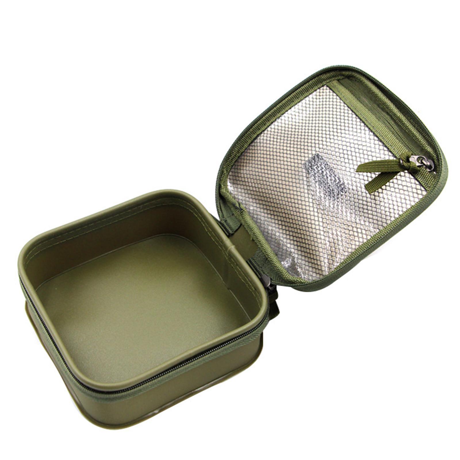 Water Resistant Fishing Tackle Bag Storage Bag Square EVA Fishing Accessories for Baitcasting Outdoor Raft Reels Fly Fishing
