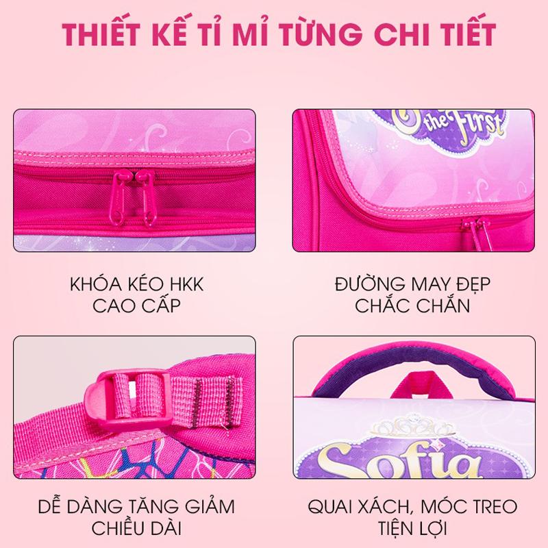 Cặp Chống Gù Bé Gái Size M - Miti C11072M_CHO1_HONG.N - Hình Cún