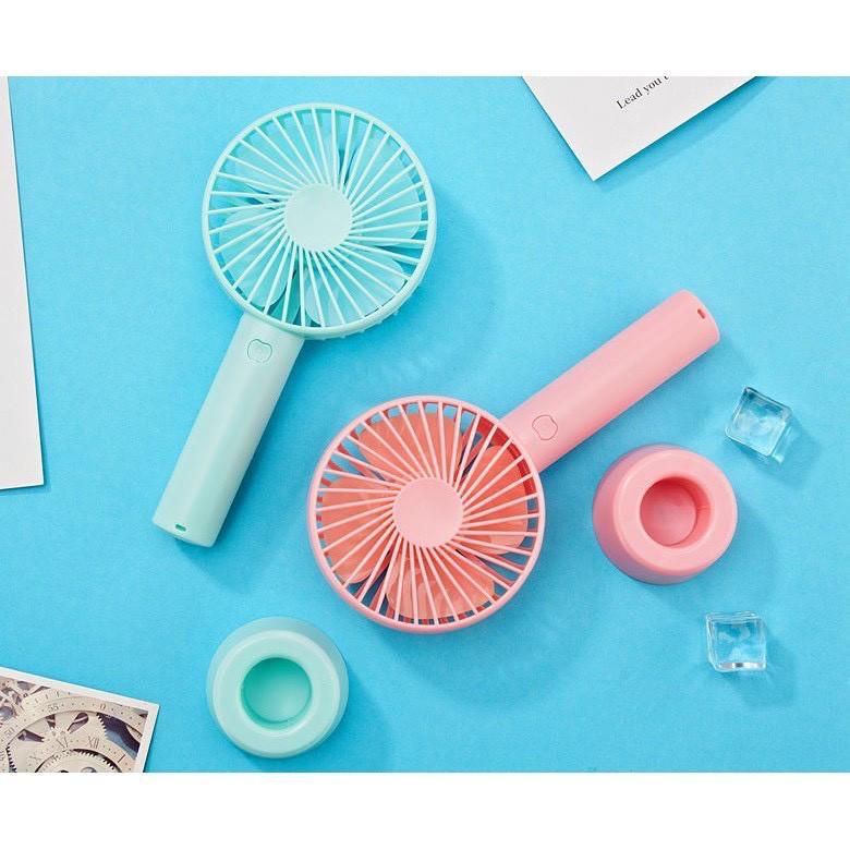 Quạt mini tích điện cầm tay có đế để bàn 3 tốc độ gió N9