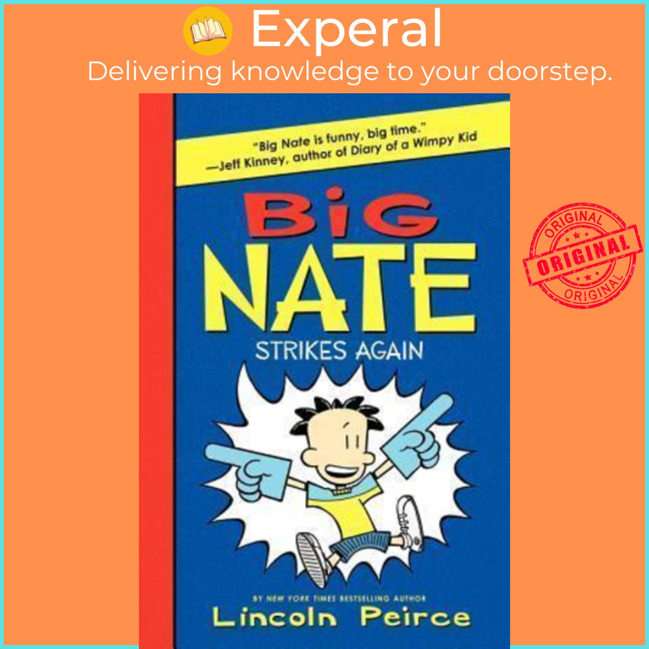 Sách - Big Nate Strikes Again By Lincoln Peirce Us Edition, Paperback