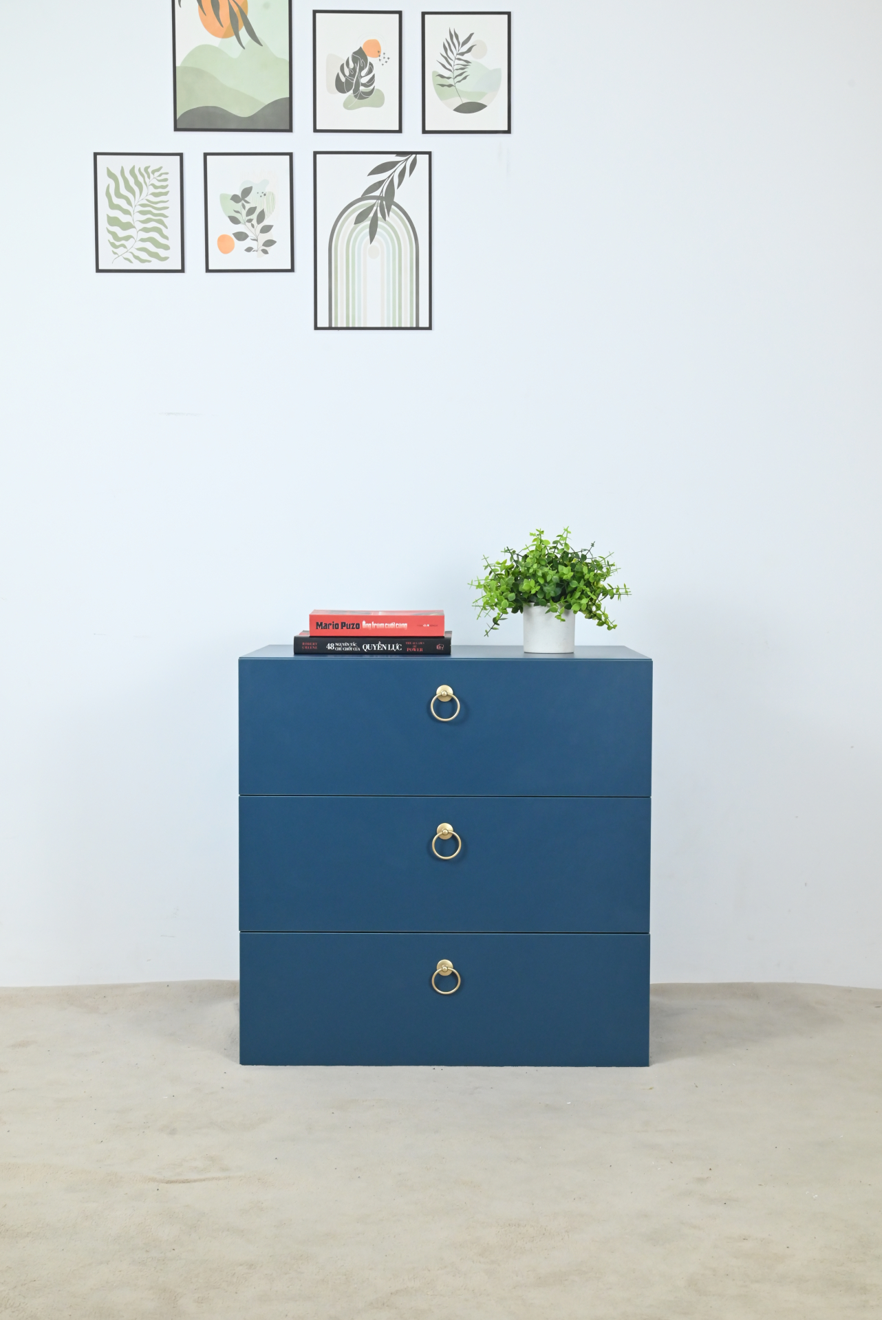 [Happy Home Furniture] WESLEY, Tủ đựng đồ 3 ngăn kéo ,  60cm x 45cm x 60cm ( DxRxC), THK_043