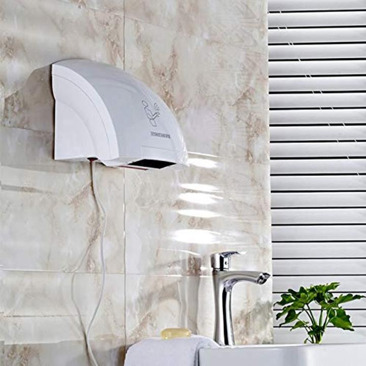 Máy sấy khô tay trong nhà vệ sinh cảm ứng tự động ANMON đùng trong nhà vệ sinh trường học, khách sạn, công ty