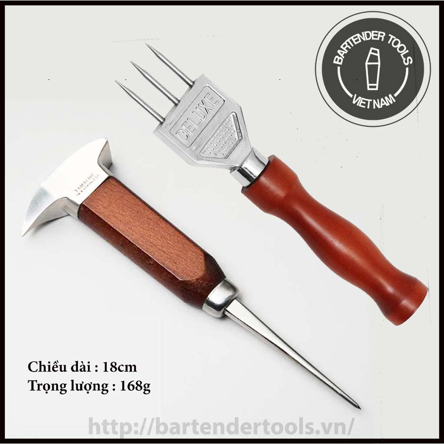 Combo 2 dụng cụ đục đá băng - ICE TOOLS - Dụng cụ bartender