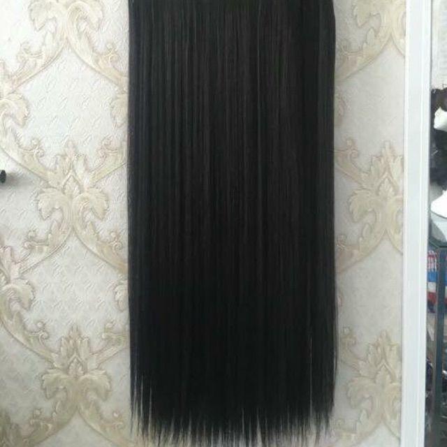 HÌNH THẬT TÓC KẸP THẲNG DÀI 60CM SIÊU DÀY