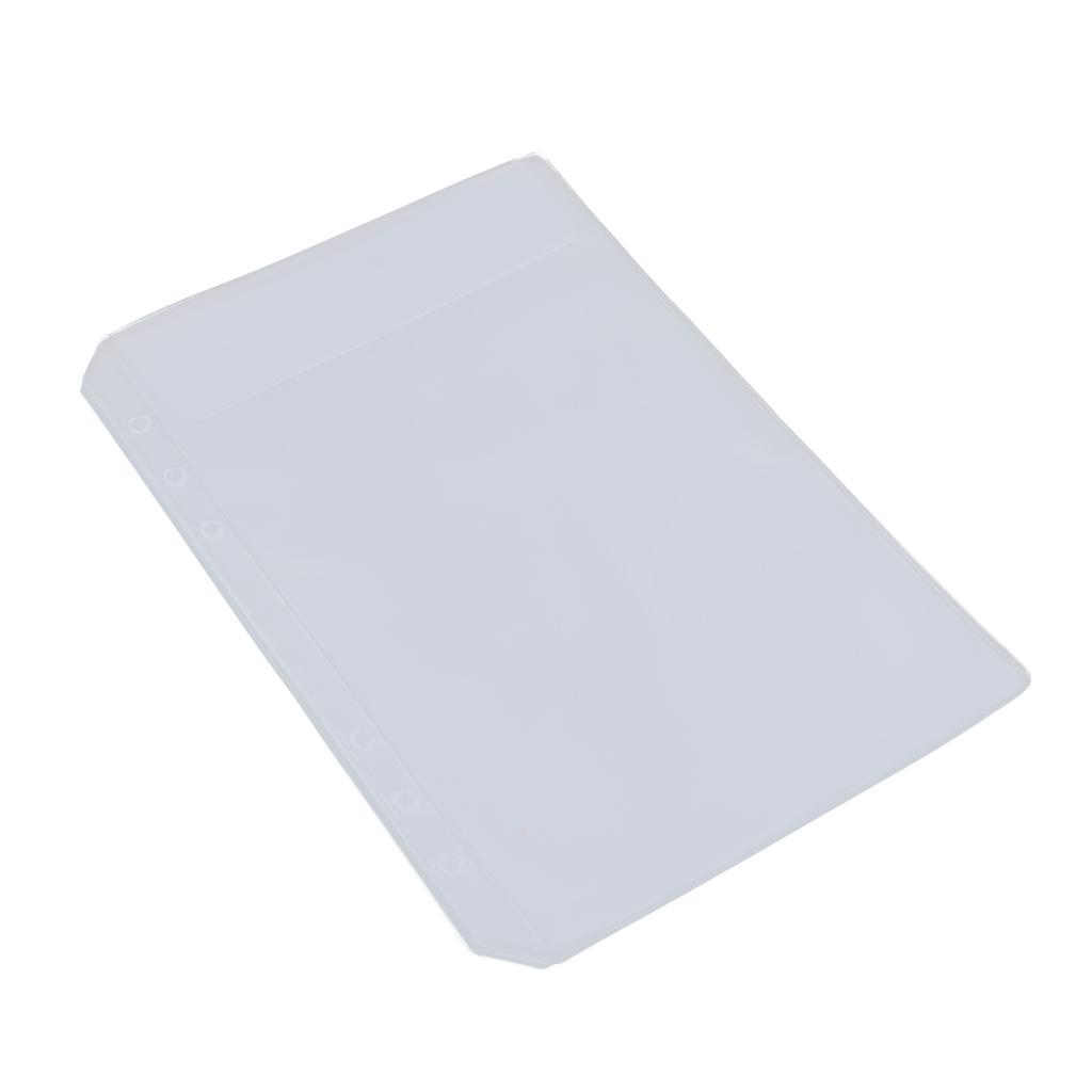 10Pcs A5 NoteBook Credit Name Card Holder Insert Refill Organizer
