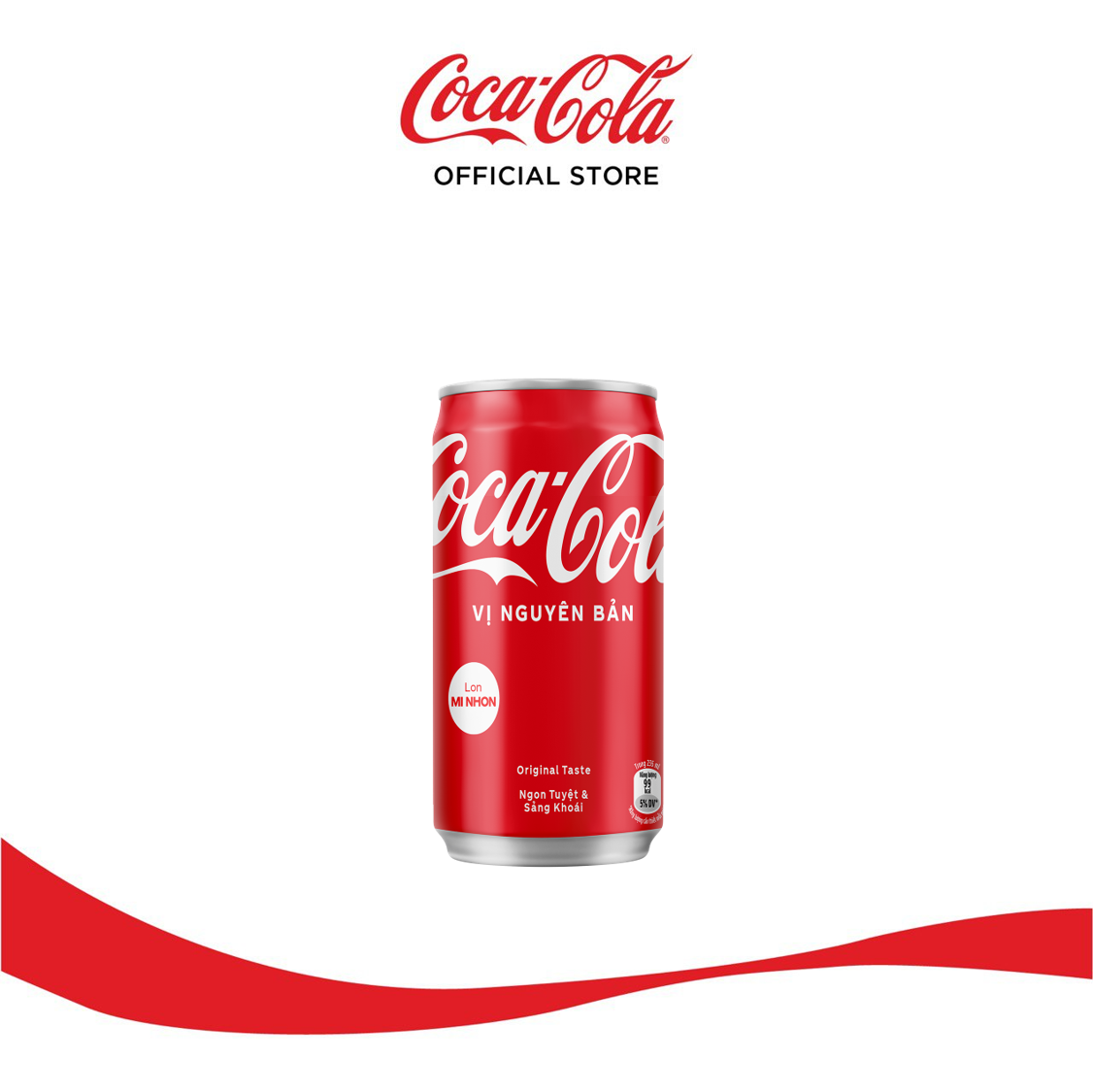 Thùng/Lốc 24 Lon Mi-nhon Nước Ngọt Giải Khát Có Ga Coca-Cola Vị Nguyên Bản Original 235ml/Lon Sale 4.4 Coca-Cola Official Store