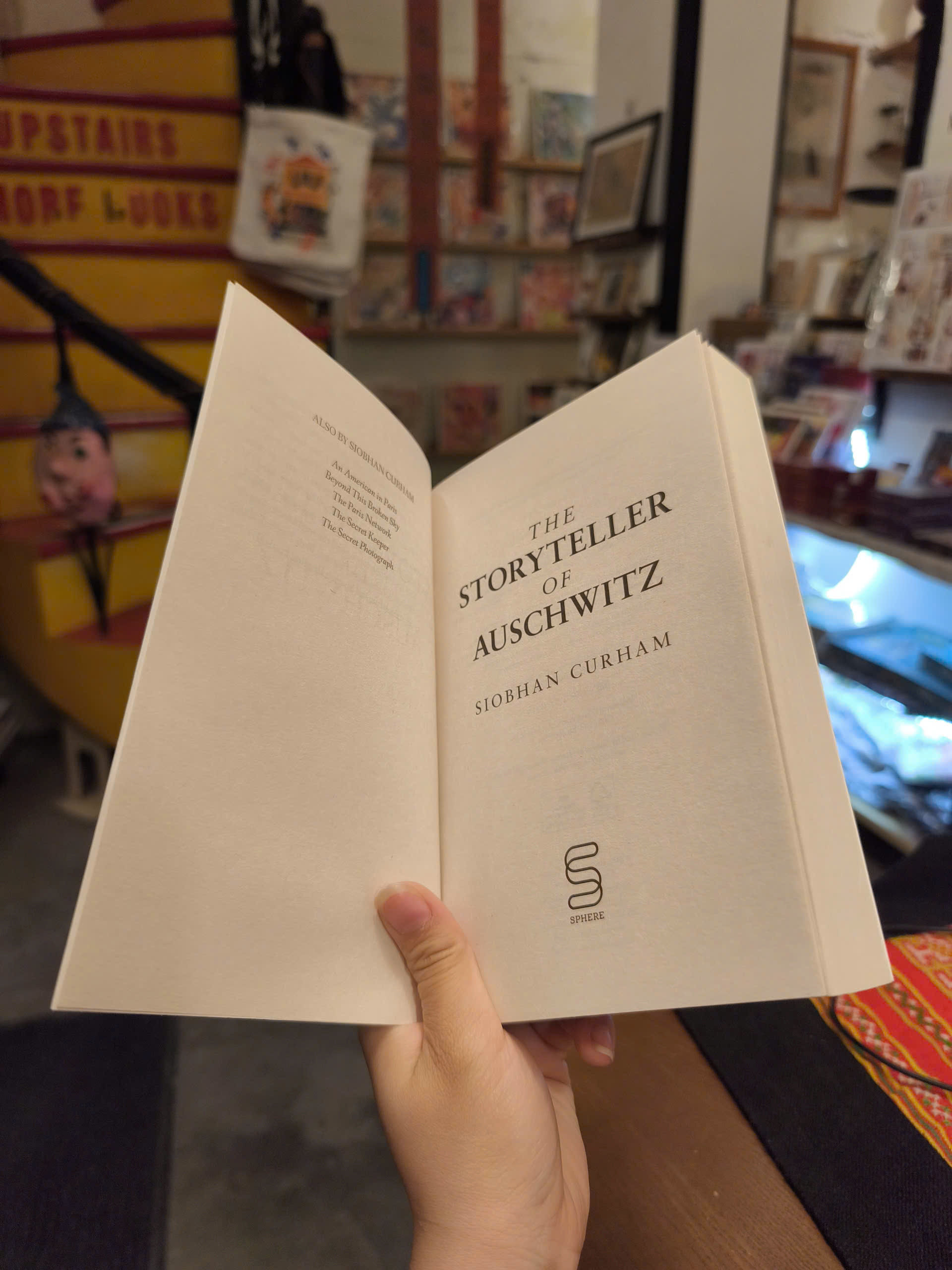 Sách - The Storyteller of Auschwitz: A gripping World War Two historical novel by Siobhan Curham