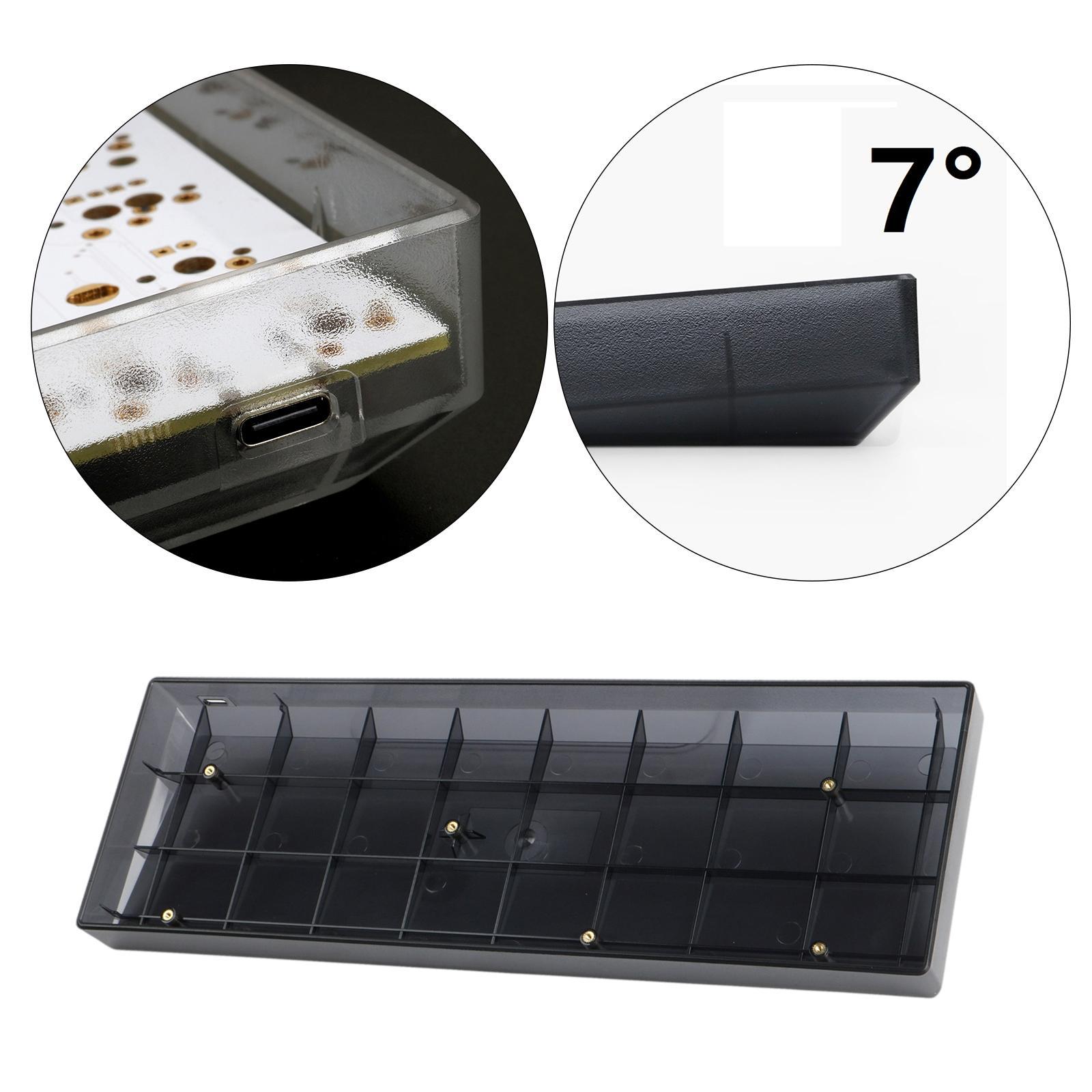 Mechanical Keyboard Case  Shell for 65% DIY XD68 GK68 Black