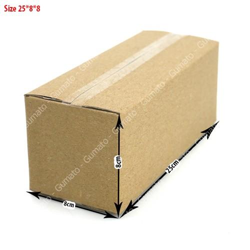 Combo 20 thùng giấy P60 size 25x8x8 hộp carton gói hàng Everest